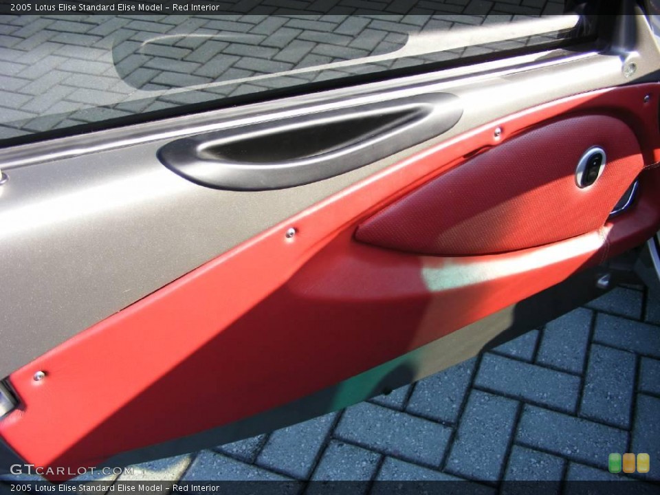 Red Interior Door Panel for the 2005 Lotus Elise  #13999727