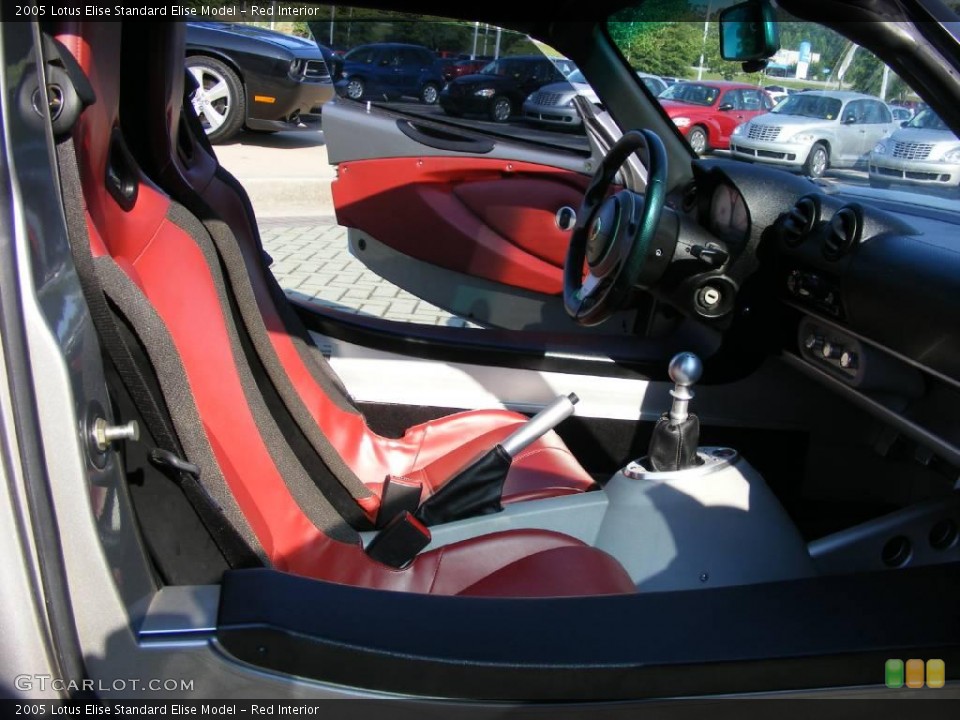 Red Interior Photo for the 2005 Lotus Elise  #13999737