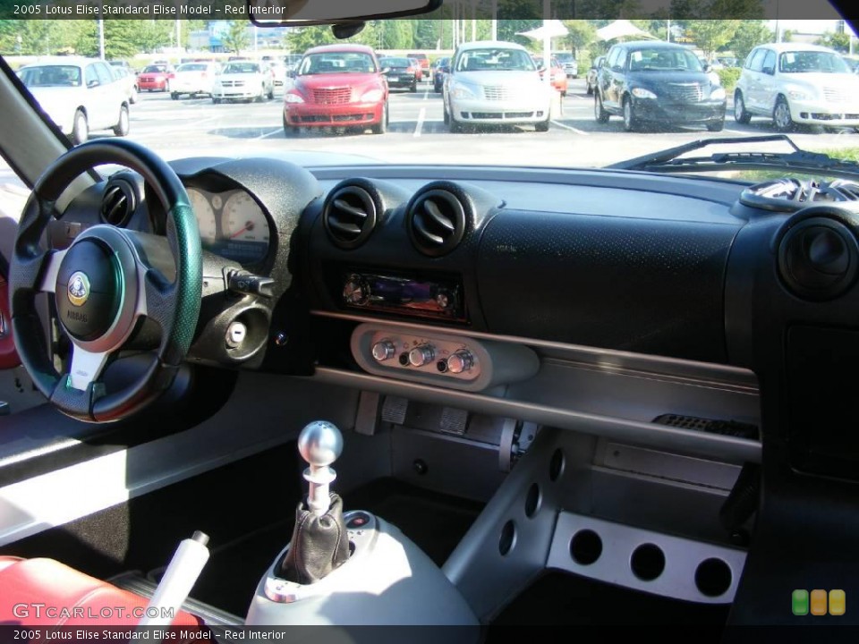Red Interior Dashboard for the 2005 Lotus Elise  #13999742