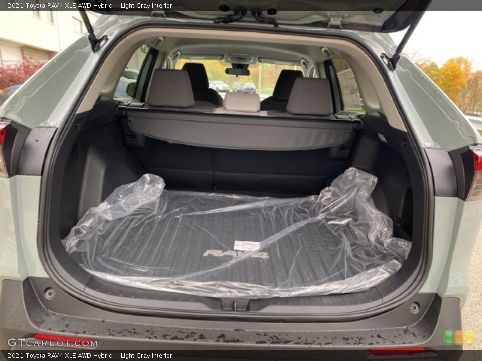 Light Gray Interior Trunk for the 2021 Toyota RAV4 XLE AWD Hybrid #139997897