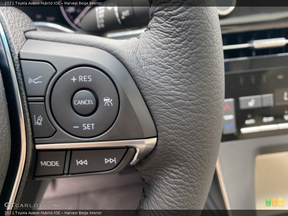 Harvest Beige Interior Steering Wheel for the 2021 Toyota Avalon Hybrid XSE #139998395