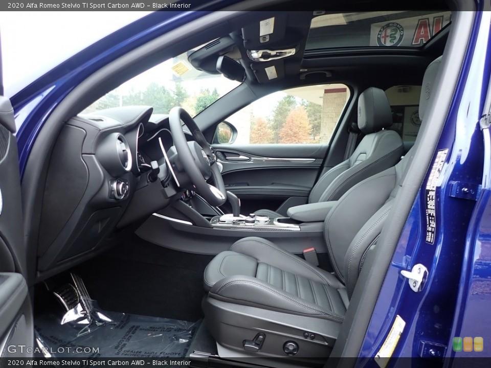 Black Interior Photo for the 2020 Alfa Romeo Stelvio TI Sport Carbon AWD #139998488