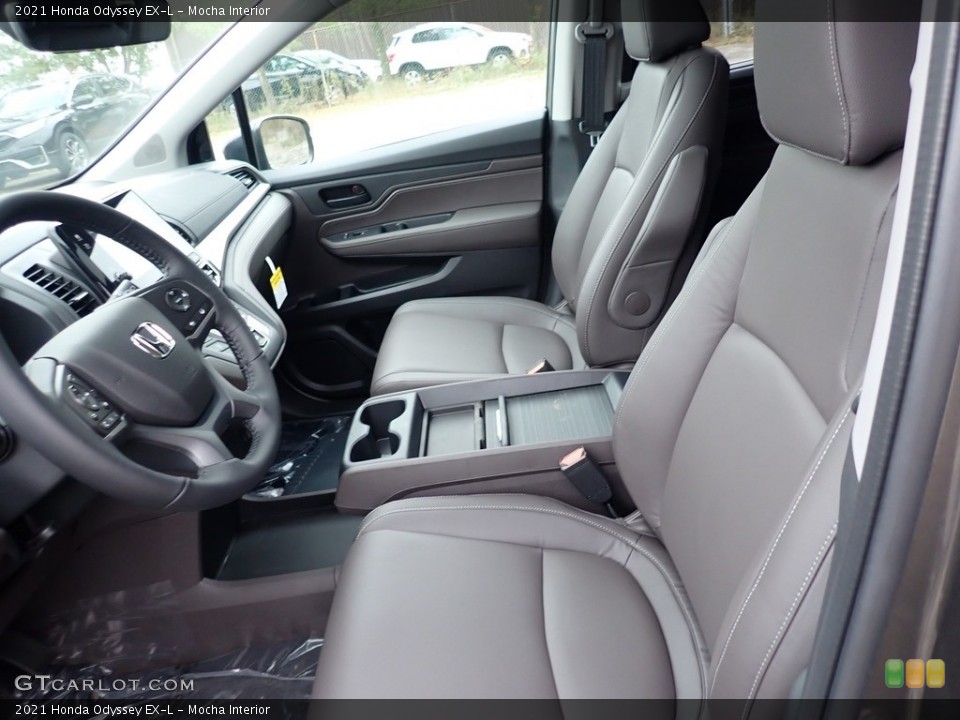 Mocha Interior Photo for the 2021 Honda Odyssey EX-L #139998827