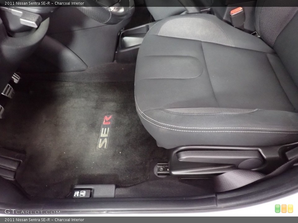 Charcoal Interior Front Seat for the 2011 Nissan Sentra SE-R #139999019