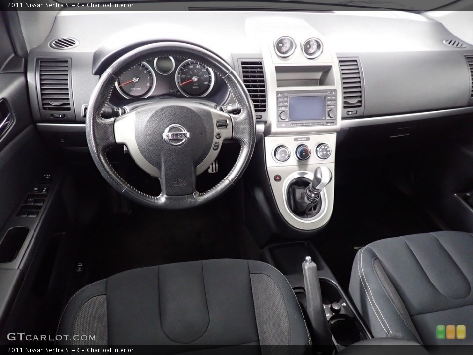 Charcoal Interior Dashboard for the 2011 Nissan Sentra SE-R #139999163