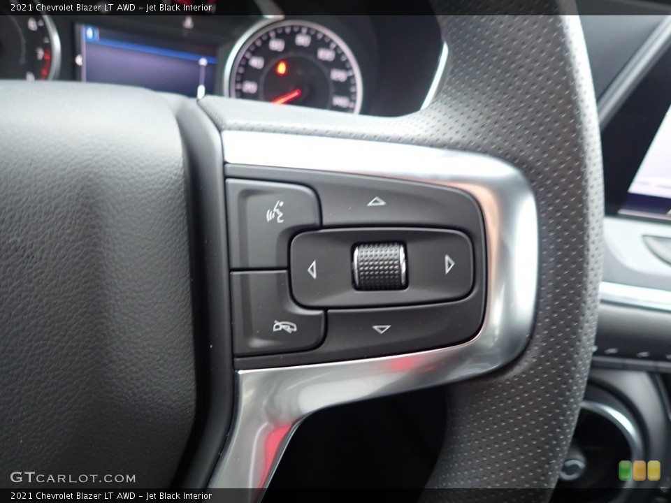 Jet Black Interior Steering Wheel for the 2021 Chevrolet Blazer LT AWD #140000420