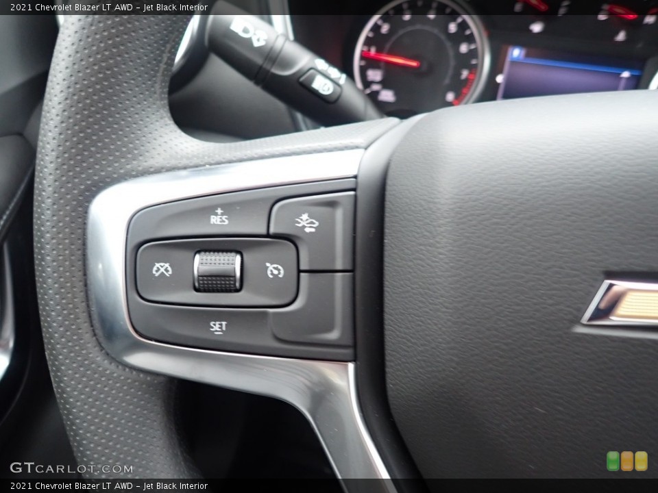 Jet Black Interior Steering Wheel for the 2021 Chevrolet Blazer LT AWD #140000438