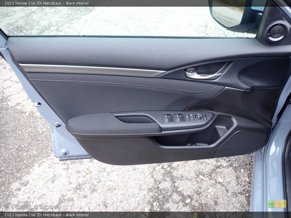 Black Interior Door Panel for the 2021 Honda Civic EX Hatchback #140000504