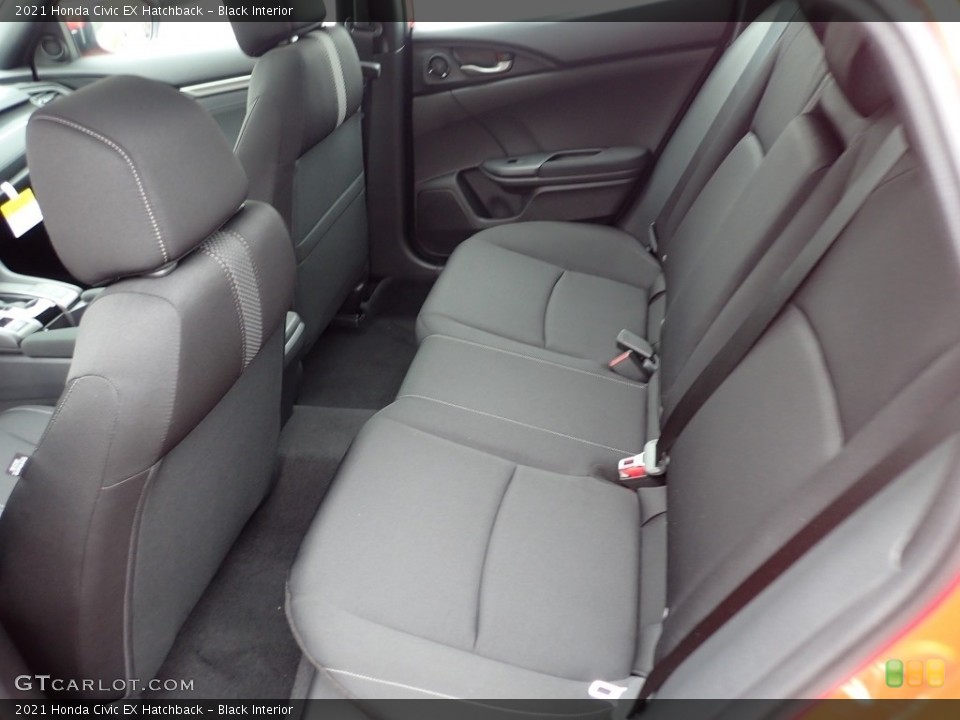 Black Interior Rear Seat for the 2021 Honda Civic EX Hatchback #140000774