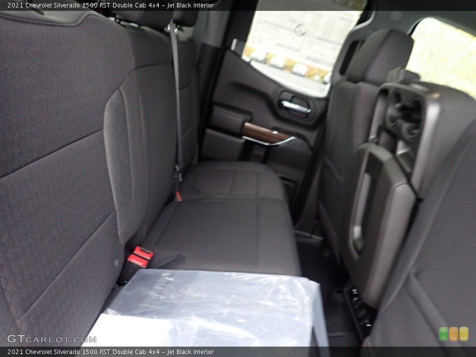 Jet Black Interior Rear Seat for the 2021 Chevrolet Silverado 1500 RST Double Cab 4x4 #140001125