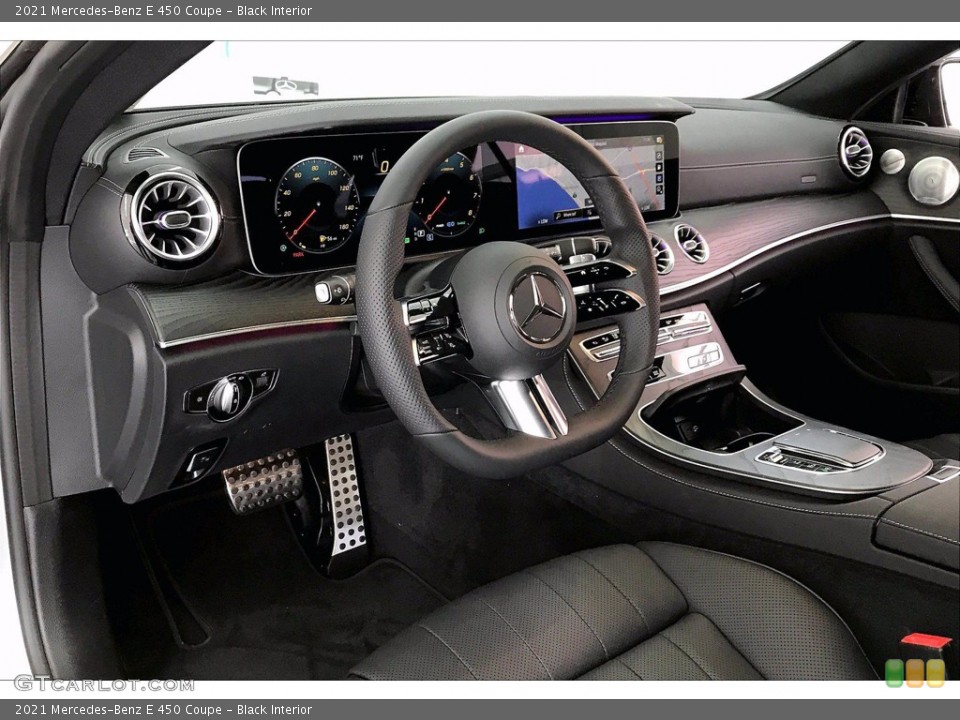 Black Interior Dashboard for the 2021 Mercedes-Benz E 450 Coupe #140001242