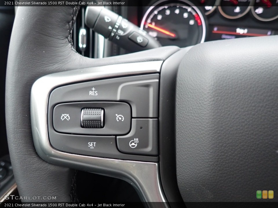 Jet Black Interior Steering Wheel for the 2021 Chevrolet Silverado 1500 RST Double Cab 4x4 #140001284