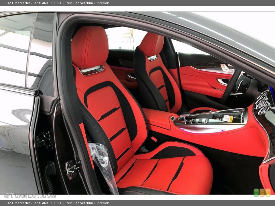 Red Pepper/Black Interior Photo for the 2021 Mercedes-Benz AMG GT 53 #140001797