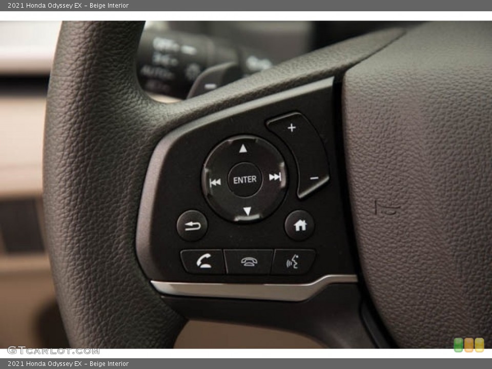 Beige Interior Steering Wheel for the 2021 Honda Odyssey EX #140002580