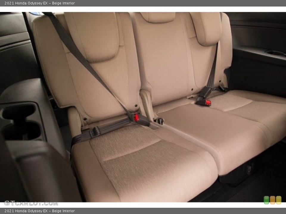 Beige Interior Rear Seat for the 2021 Honda Odyssey EX #140002691