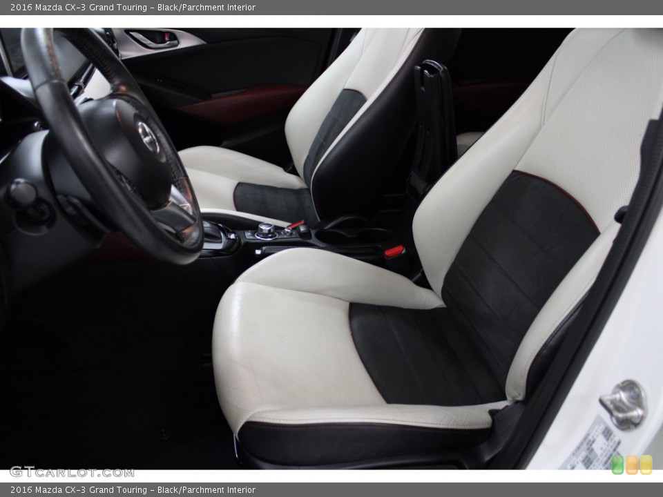 Black/Parchment Interior Front Seat for the 2016 Mazda CX-3 Grand Touring #140003705