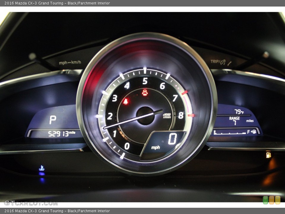 Black/Parchment Interior Gauges for the 2016 Mazda CX-3 Grand Touring #140003741
