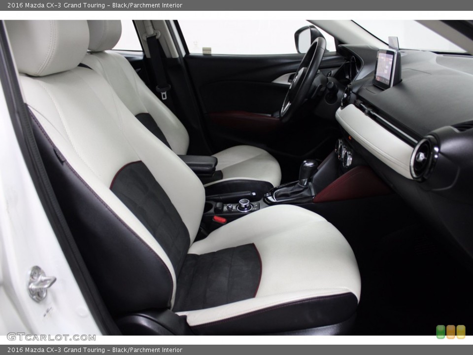 Black/Parchment Interior Front Seat for the 2016 Mazda CX-3 Grand Touring #140003957