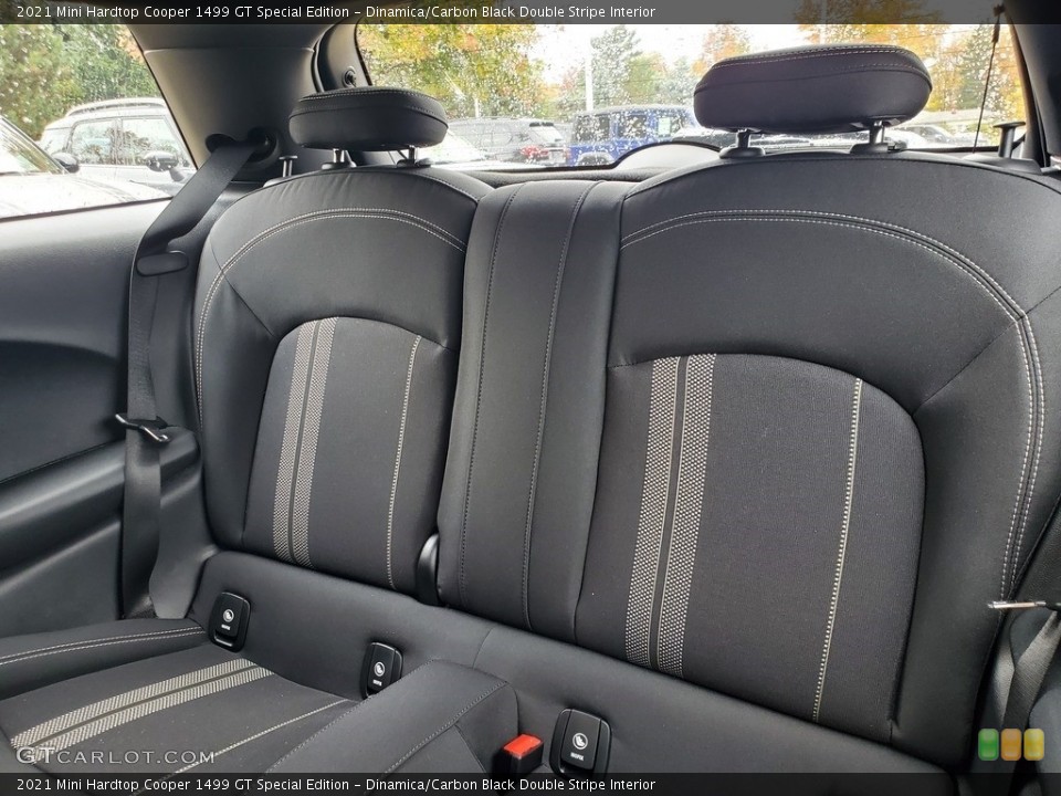 Dinamica/Carbon Black Double Stripe Interior Rear Seat for the 2021 Mini Hardtop Cooper 1499 GT Special Edition #140005420