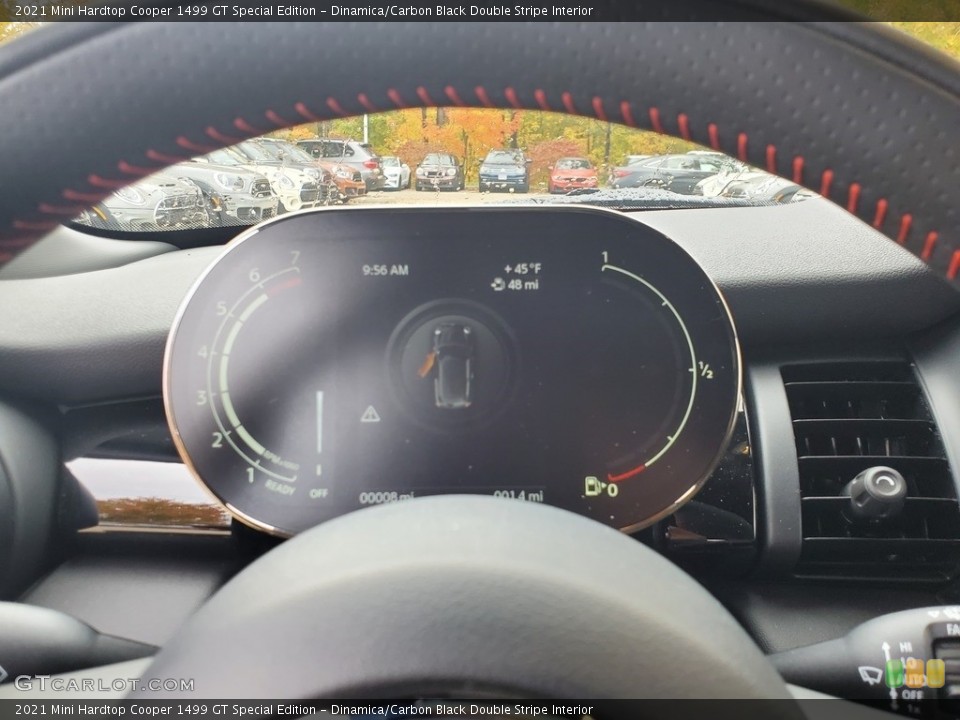 Dinamica/Carbon Black Double Stripe Interior Gauges for the 2021 Mini Hardtop Cooper 1499 GT Special Edition #140005471
