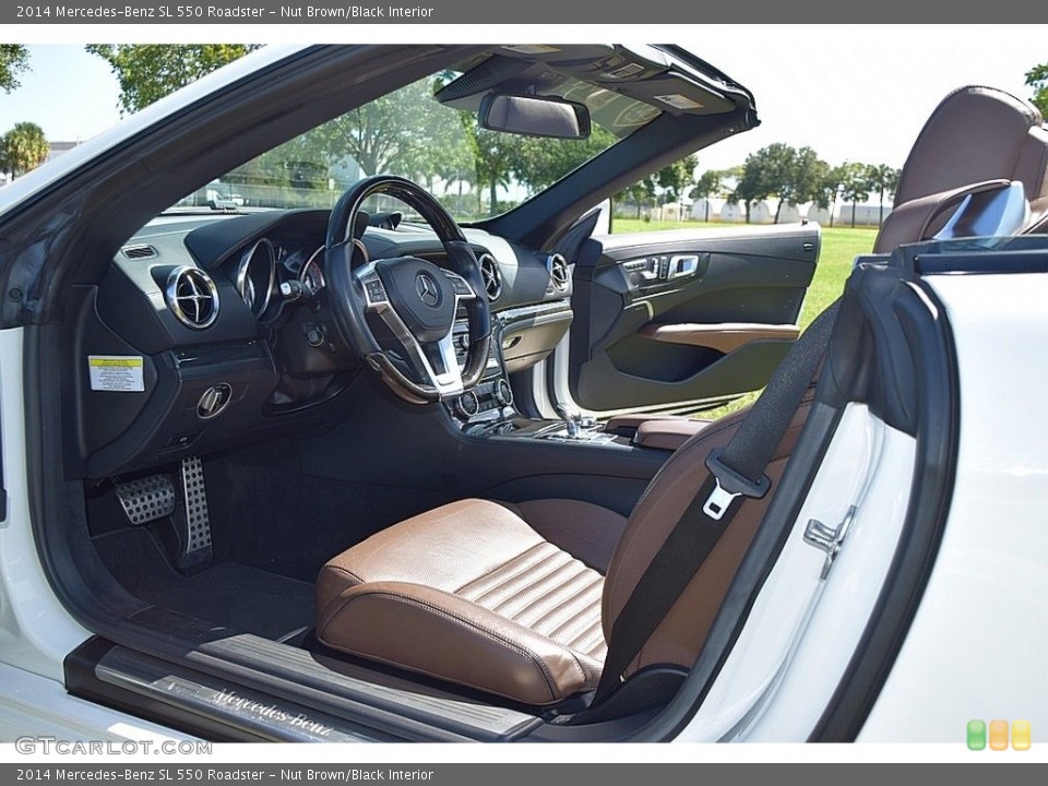 Nut Brown/Black Interior Photo for the 2014 Mercedes-Benz SL 550 Roadster #140006119