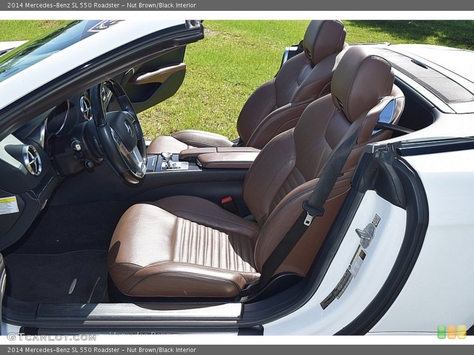 Nut Brown/Black Interior Front Seat for the 2014 Mercedes-Benz SL 550 Roadster #140006260