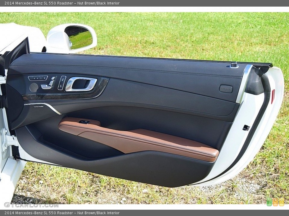Nut Brown/Black Interior Door Panel for the 2014 Mercedes-Benz SL 550 Roadster #140006461