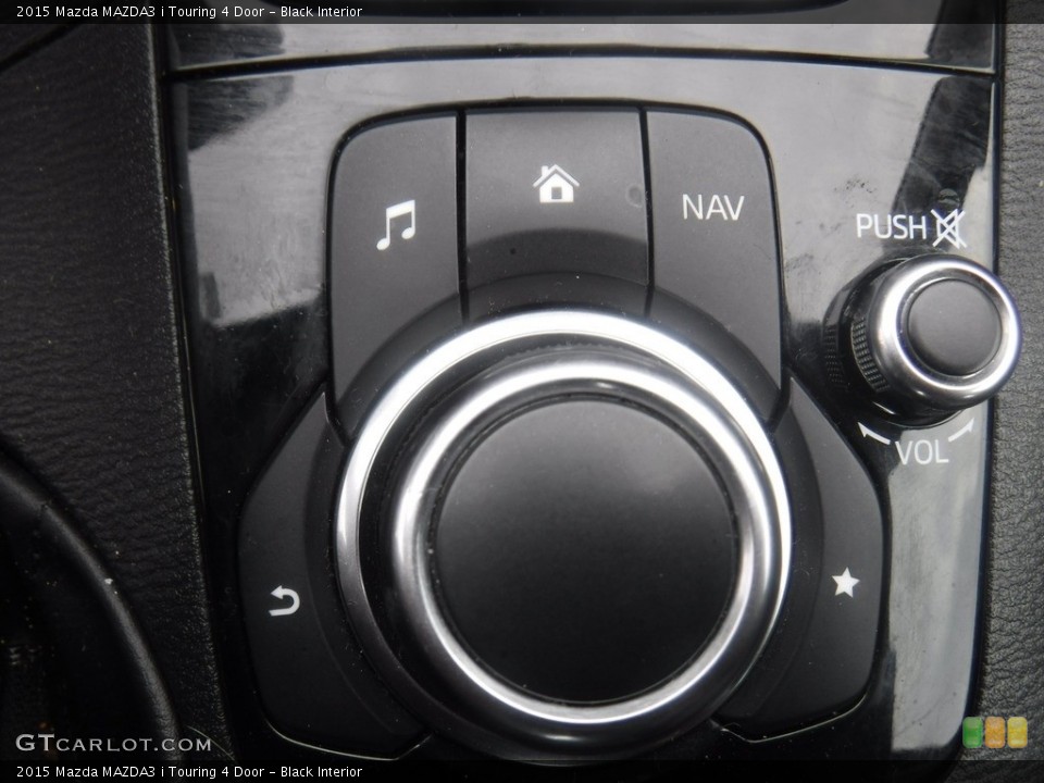 Black Interior Controls for the 2015 Mazda MAZDA3 i Touring 4 Door #140006815