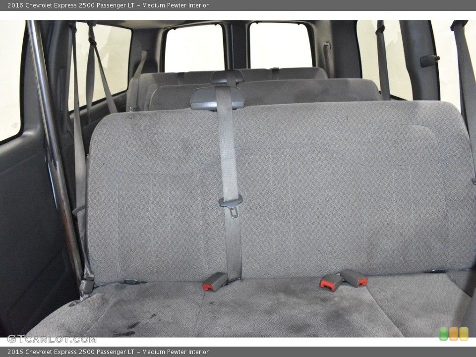 Medium Pewter Interior Rear Seat for the 2016 Chevrolet Express 2500 Passenger LT #140007745