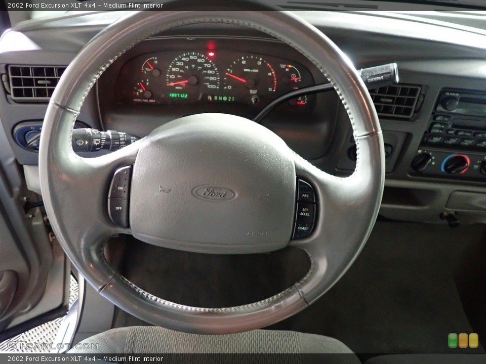 Medium Flint Interior Steering Wheel for the 2002 Ford Excursion XLT 4x4 #140008528
