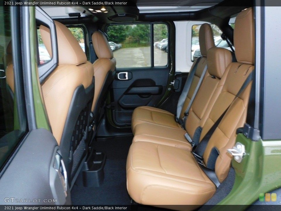 Dark Saddle/Black Interior Rear Seat for the 2021 Jeep Wrangler Unlimited Rubicon 4x4 #140009757