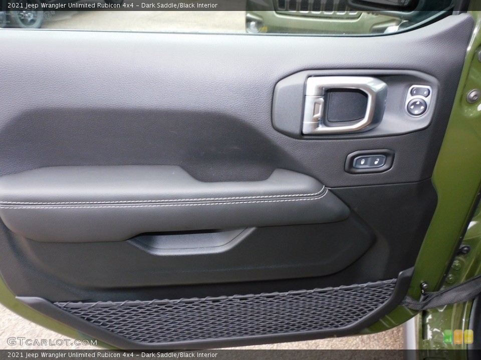 Dark Saddle/Black Interior Door Panel for the 2021 Jeep Wrangler Unlimited Rubicon 4x4 #140009791