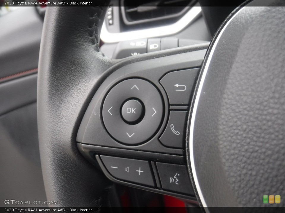 Black Interior Steering Wheel for the 2020 Toyota RAV4 Adventure AWD #140009893