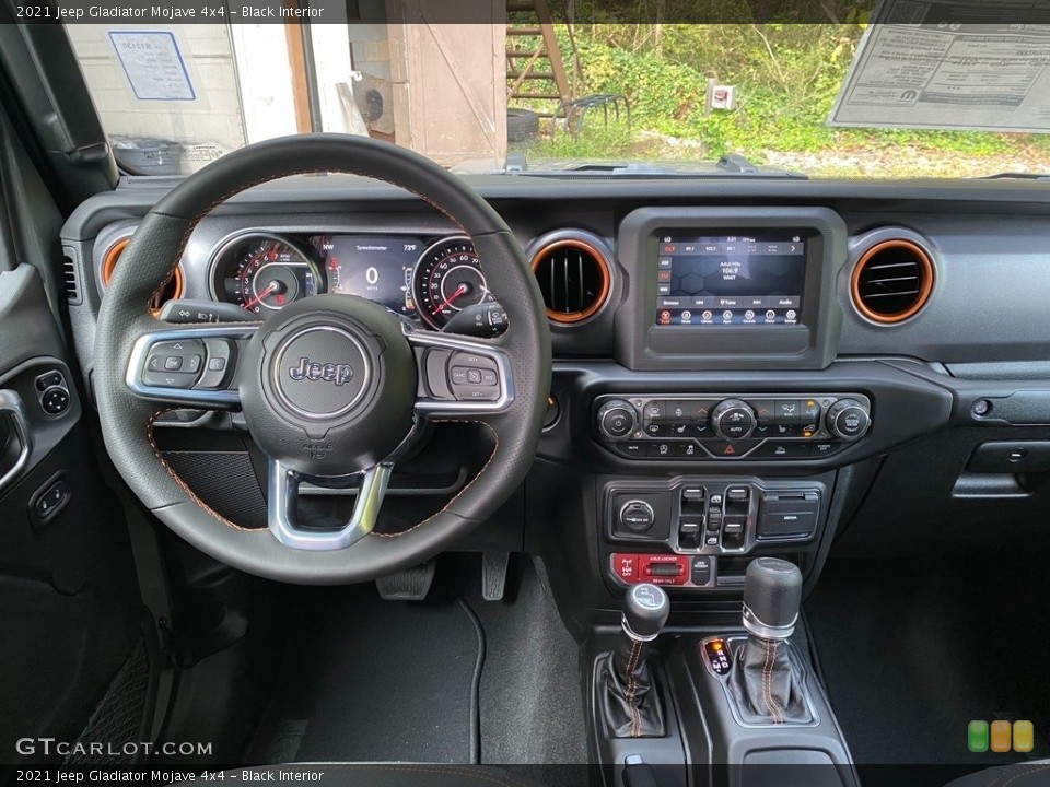 Black Interior Dashboard for the 2021 Jeep Gladiator Mojave 4x4 #140009965