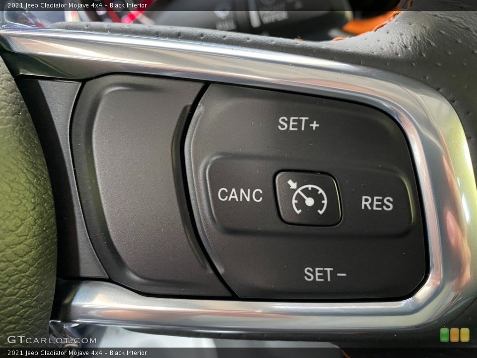 Black Interior Steering Wheel for the 2021 Jeep Gladiator Mojave 4x4 #140010007