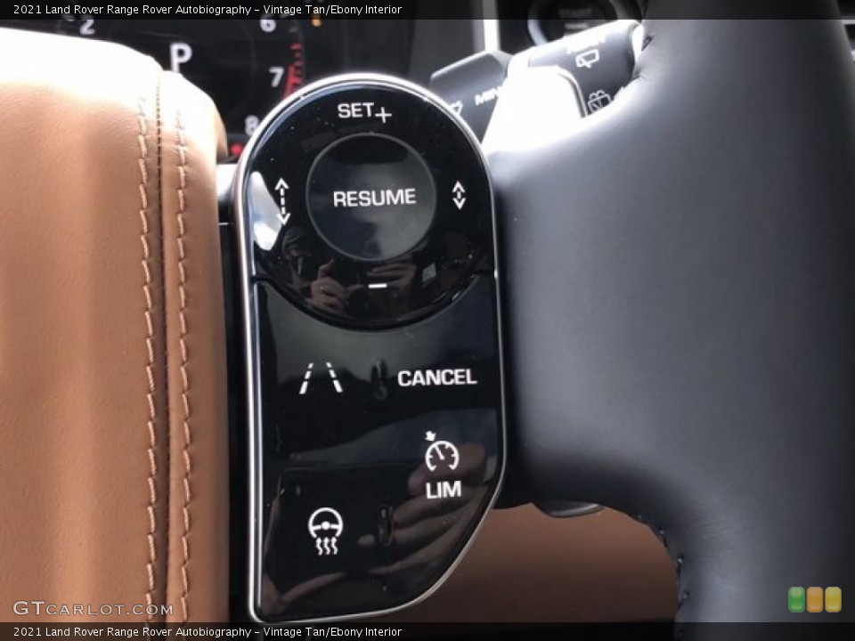 Vintage Tan/Ebony Interior Steering Wheel for the 2021 Land Rover Range Rover Autobiography #140010046