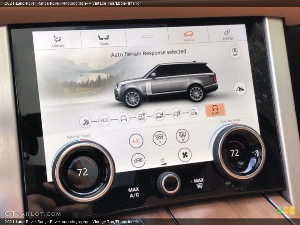 Vintage Tan/Ebony Interior Controls for the 2021 Land Rover Range Rover Autobiography #140010178