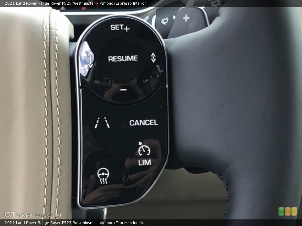 Almond/Espresso Interior Steering Wheel for the 2021 Land Rover Range Rover P525 Westminster #140010580