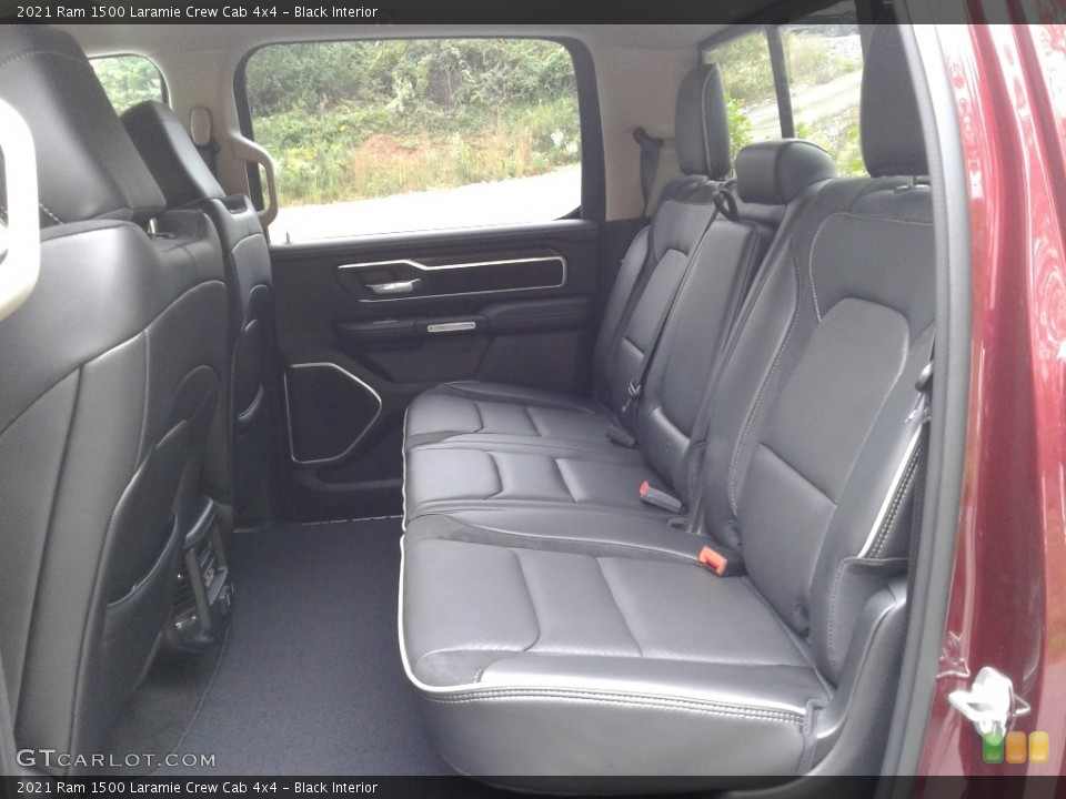 Black Interior Rear Seat for the 2021 Ram 1500 Laramie Crew Cab 4x4 #140011126