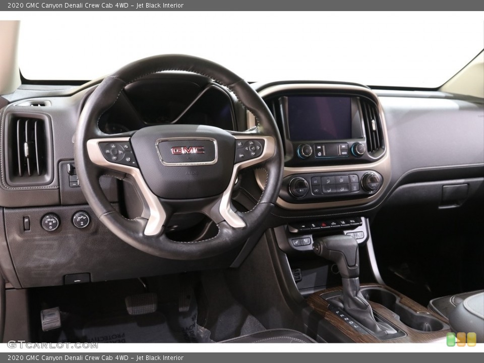 Jet Black Interior Dashboard for the 2020 GMC Canyon Denali Crew Cab 4WD #140015115