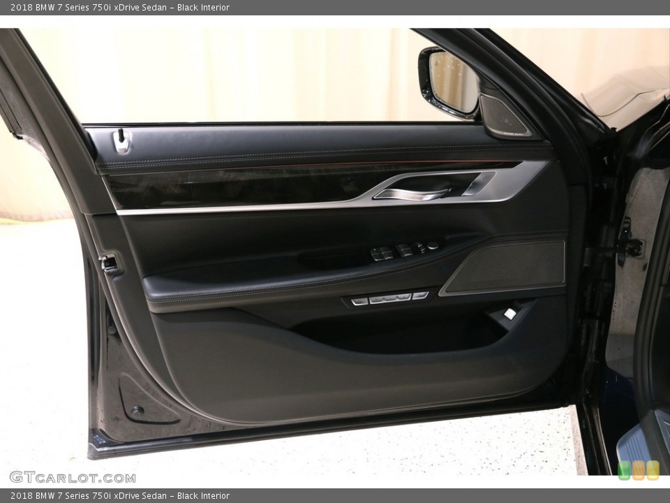 Black Interior Door Panel for the 2018 BMW 7 Series 750i xDrive Sedan #140015947