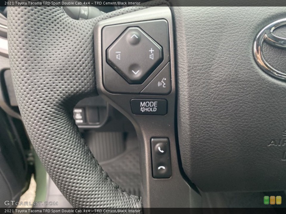 TRD Cement/Black Interior Steering Wheel for the 2021 Toyota Tacoma TRD Sport Double Cab 4x4 #140017925