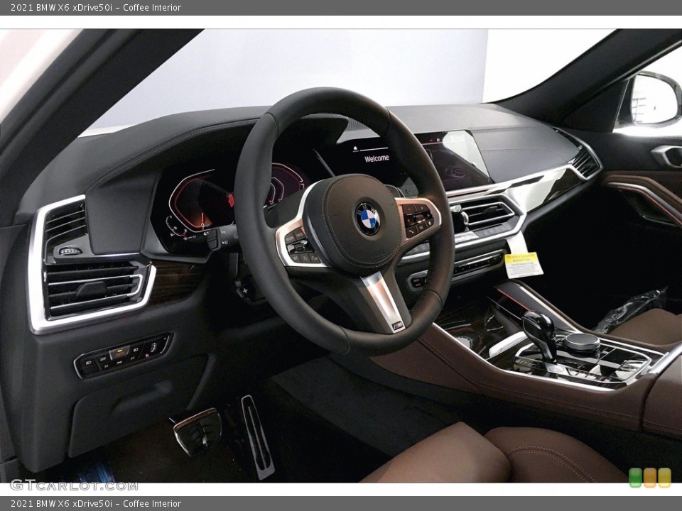 Coffee Interior Steering Wheel for the 2021 BMW X6 xDrive50i #140019575