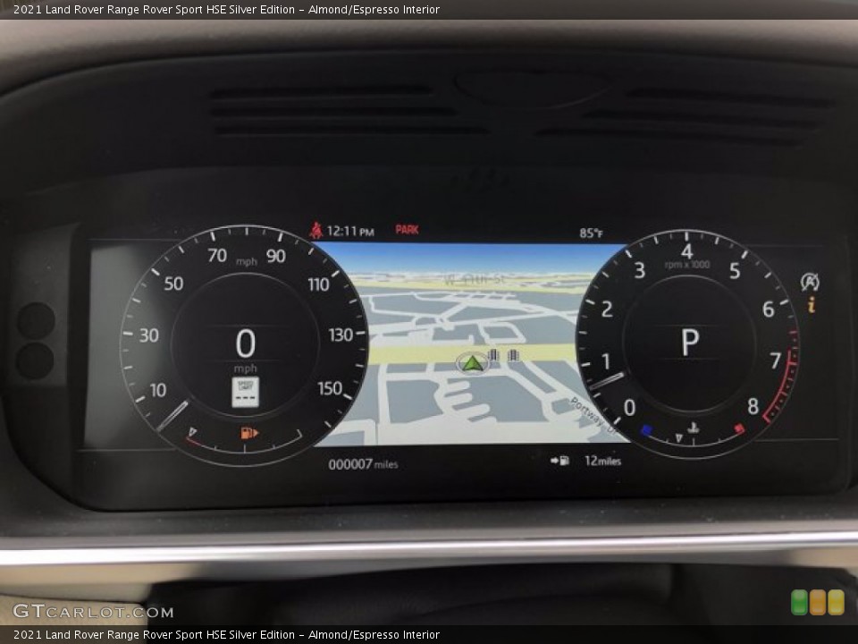 Almond/Espresso Interior Gauges for the 2021 Land Rover Range Rover Sport HSE Silver Edition #140020523