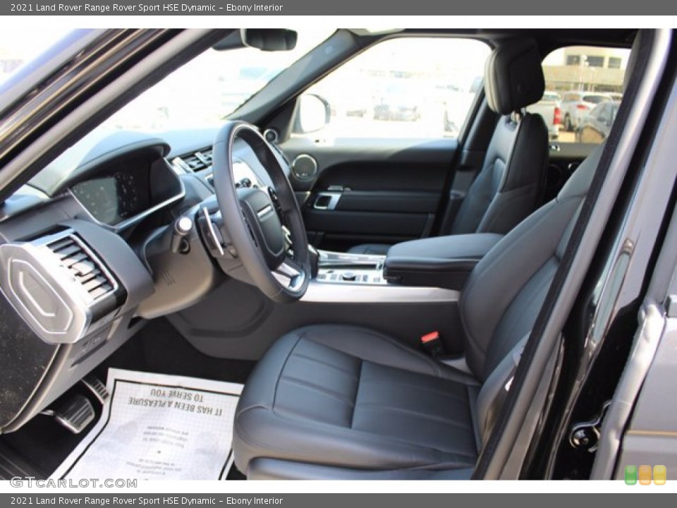 Ebony Interior Front Seat for the 2021 Land Rover Range Rover Sport HSE Dynamic #140021093