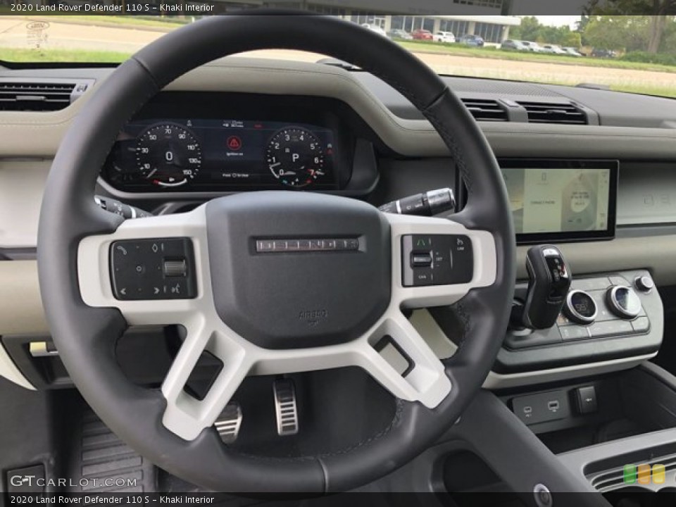 Khaki Interior Steering Wheel for the 2020 Land Rover Defender 110 S #140021786