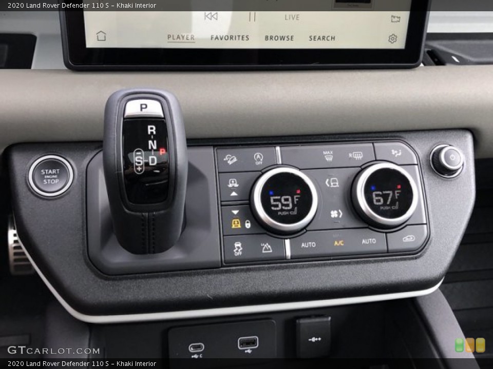 Khaki Interior Transmission for the 2020 Land Rover Defender 110 S #140021894