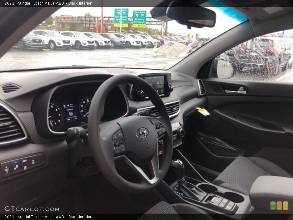 Black Interior Prime Interior for the 2021 Hyundai Tucson Value AWD #140022599