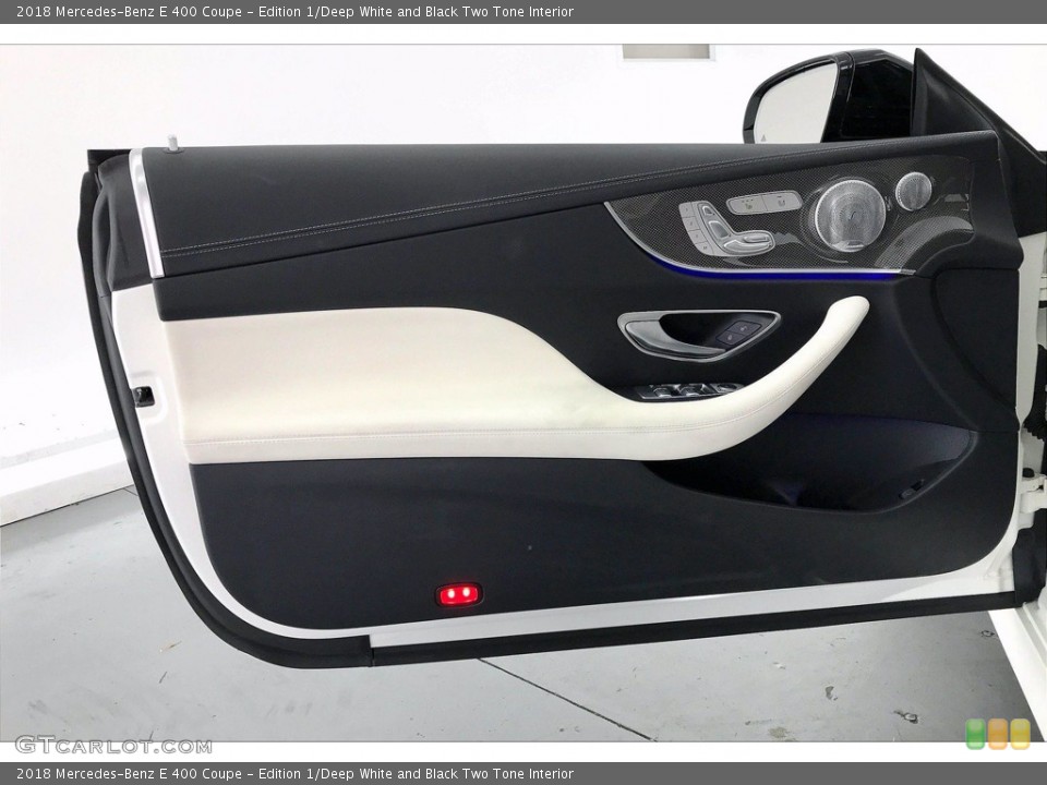 Edition 1/Deep White and Black Two Tone Interior Door Panel for the 2018 Mercedes-Benz E 400 Coupe #140023877