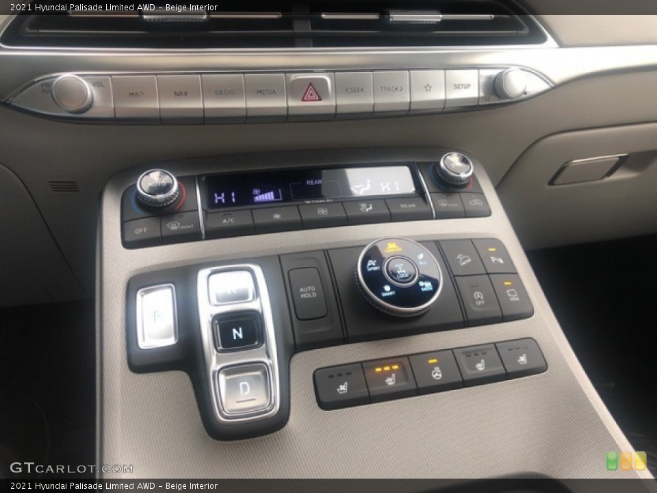 Beige Interior Transmission for the 2021 Hyundai Palisade Limited AWD #140024291